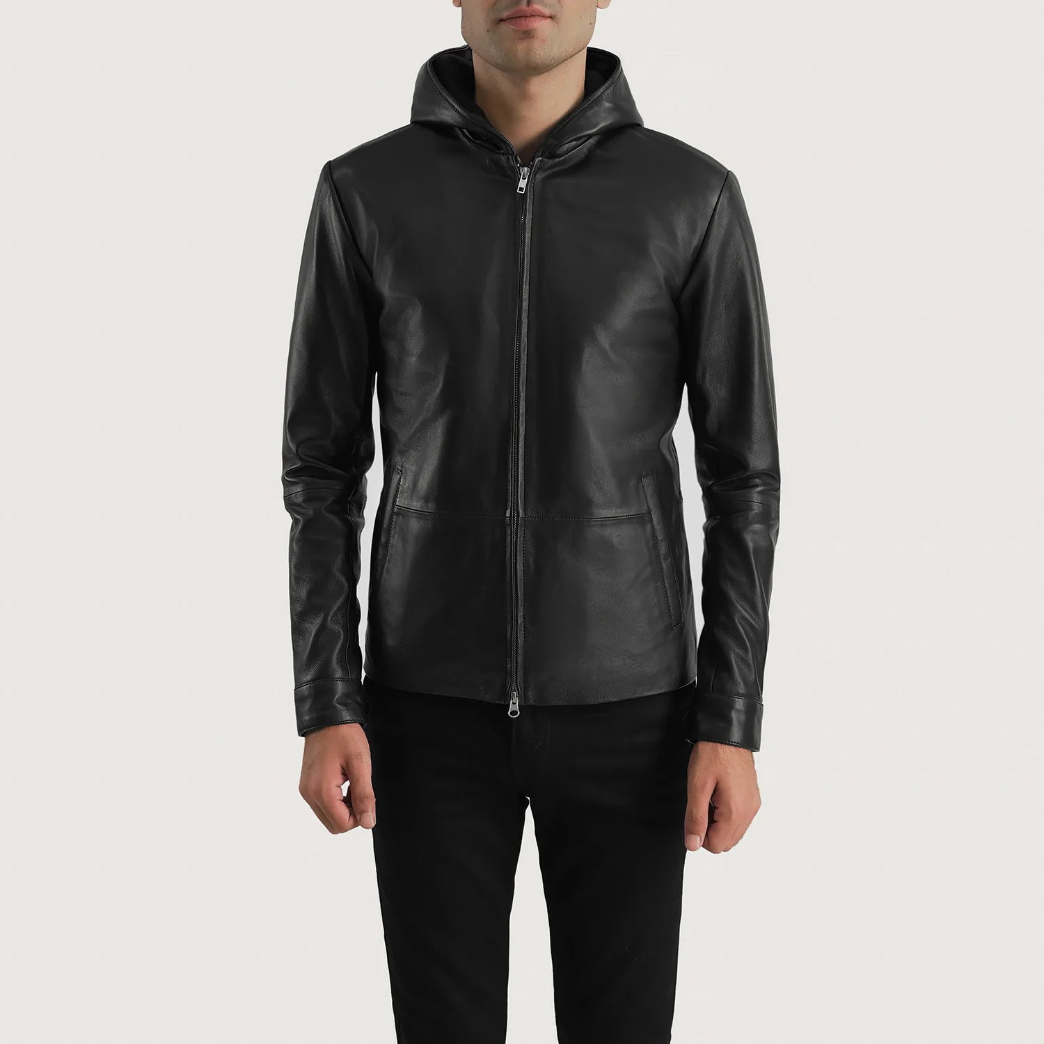 Men's Hooded Leather Jackets | Pullovers & Zip-Ups | The Jacket