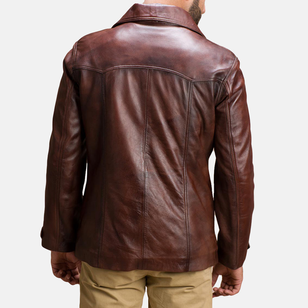 Men's Vincent Alley Brown Leather Jacket – The Jacket Maker