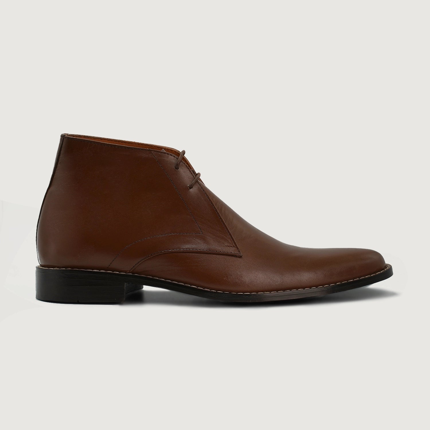 Modern Fiction Mimicry Mens Brown Leather Chukka Boots Size 10 Ankle Dress Boots Fenrir, Chukka Boot - Chromexcel Brown | Hand Welted Boots 2.0 main image 4